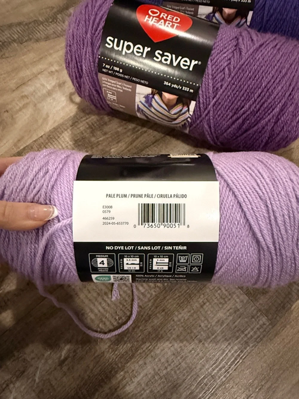 Red Heart Super Saver Yarn - Purple Shades Pack - Picture 3 of 6